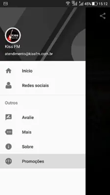 Kiss FM android App screenshot 0