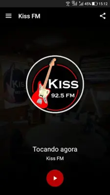 Kiss FM android App screenshot 1